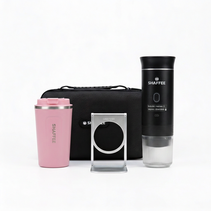 Shaffee Bundle - Black Machine / Pink Mug