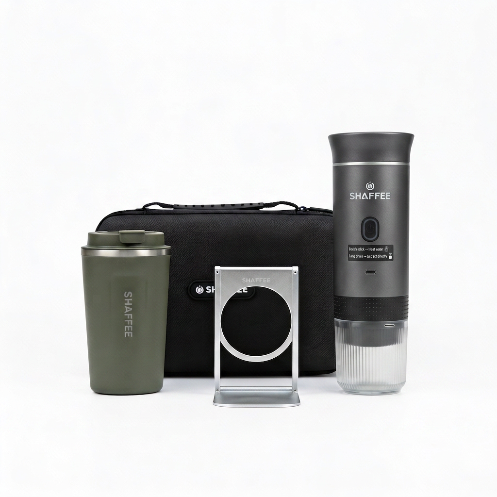 Shaffee Bundle - Gray Machine / Olive Green Mug