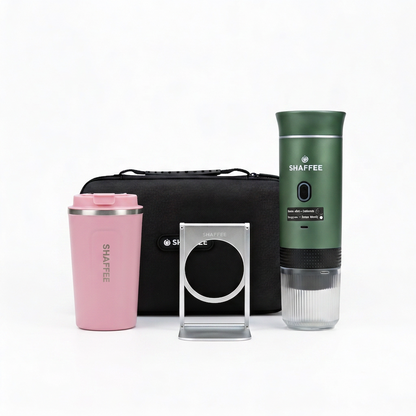 Shaffee Bundle - Green Machine / Pink Mug