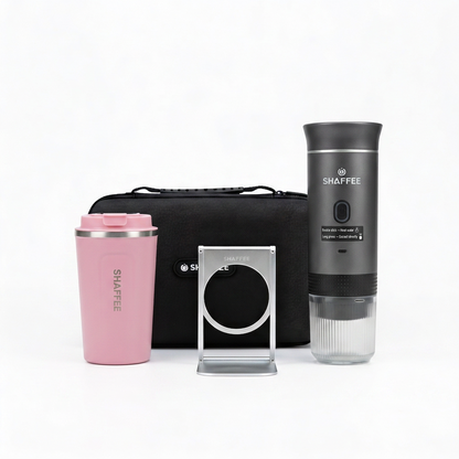 Shaffee Bundle - Gray Machine / Pink Mug
